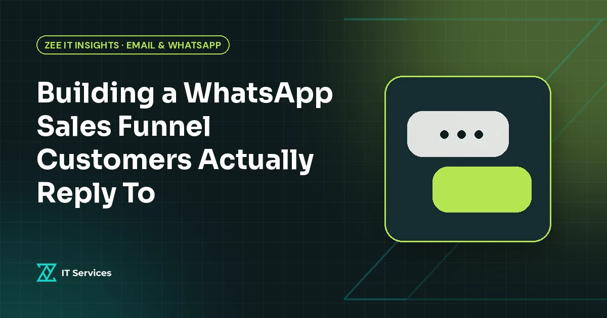 Building a WhatsApp Sales Funnel Customers Actually Reply To
